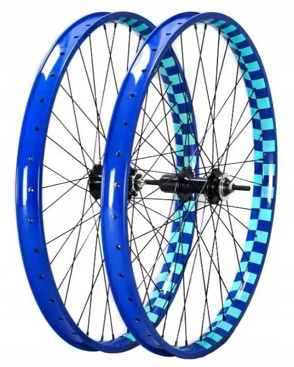 Mafiabikes Blad Geared 27.5" sada kol Wheelie Blue Check
