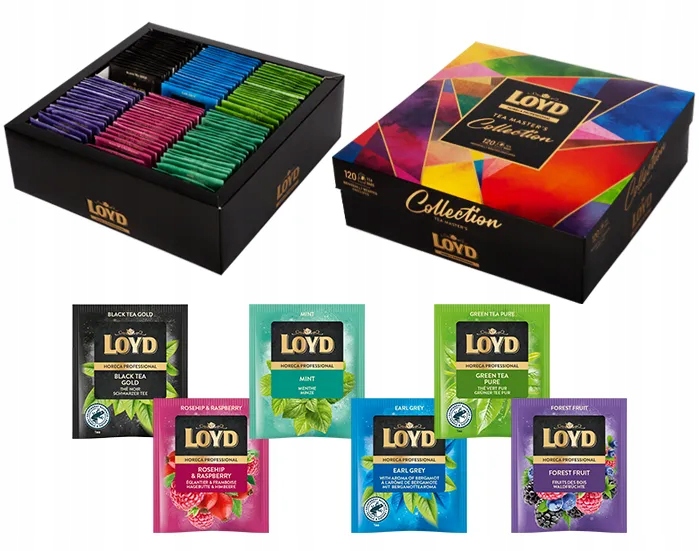 Master's Zestaw Herbat Loyd 120 Torebek Mix Smaków Owocowych x 2