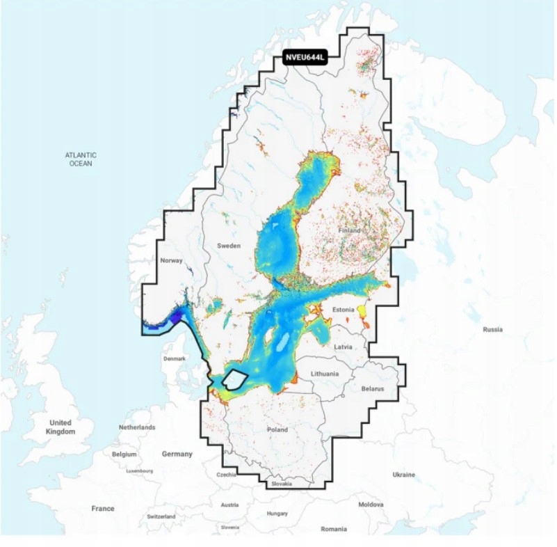 Mapa Garmin Navionics Vision+ NVEU644L