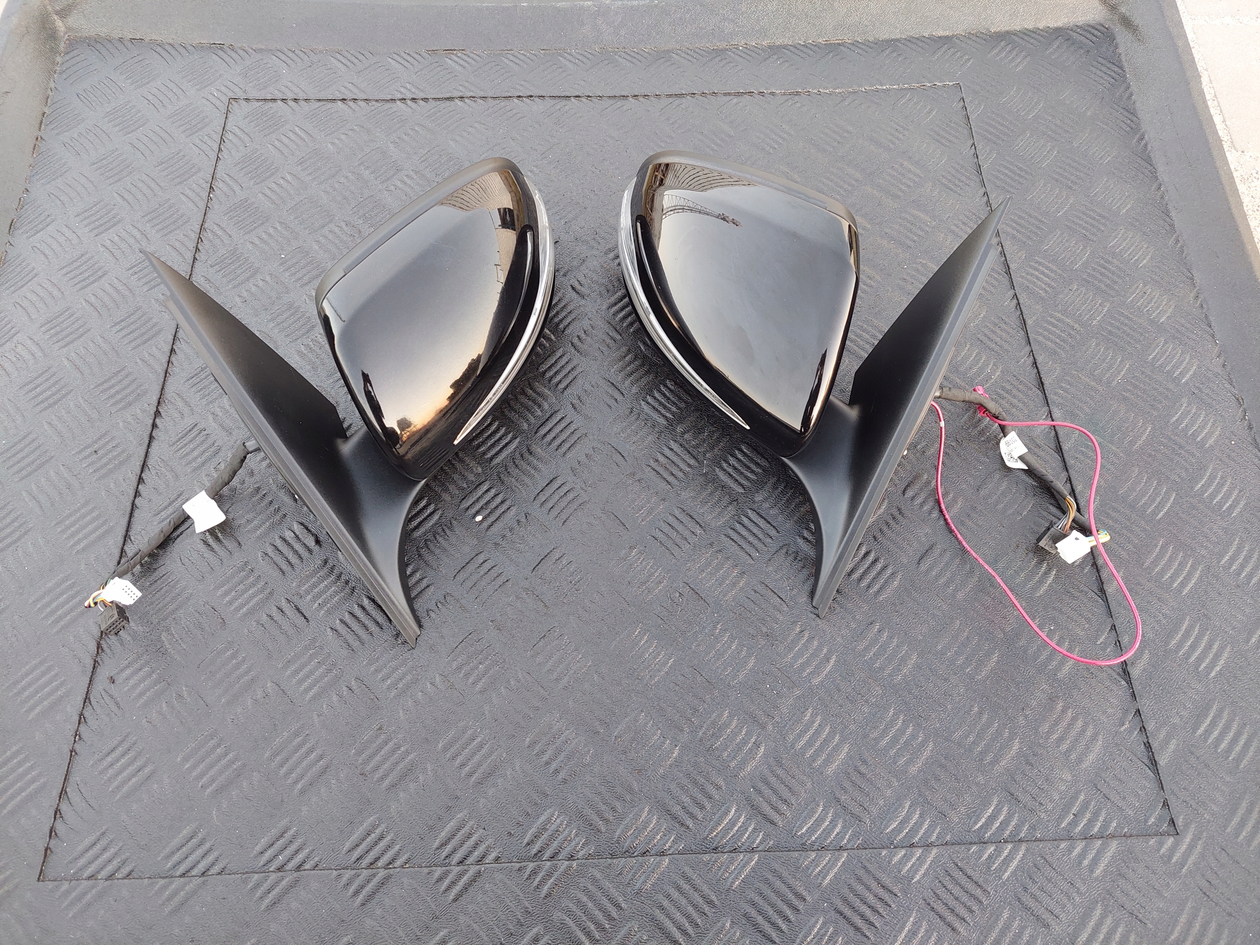 mirror right 7+9+1 PIN UK MERCEDES C W205 040