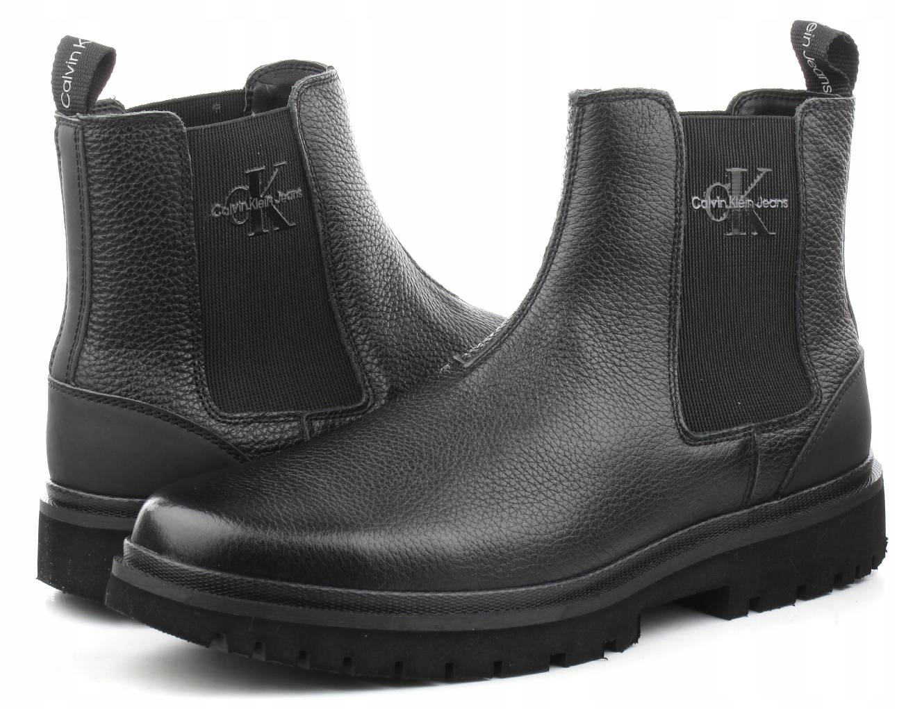Calvin Klein Eva Mid Chelsea Boot kůže vel