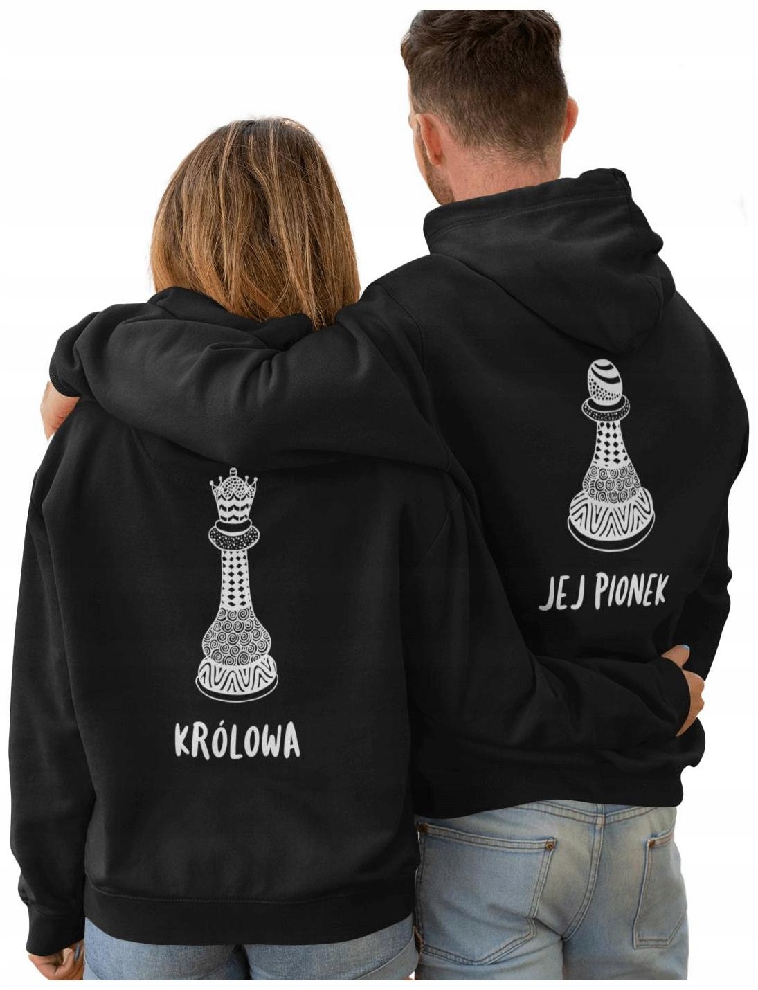 

Zestaw Bluzy z Kapturem Dla Par King Queen