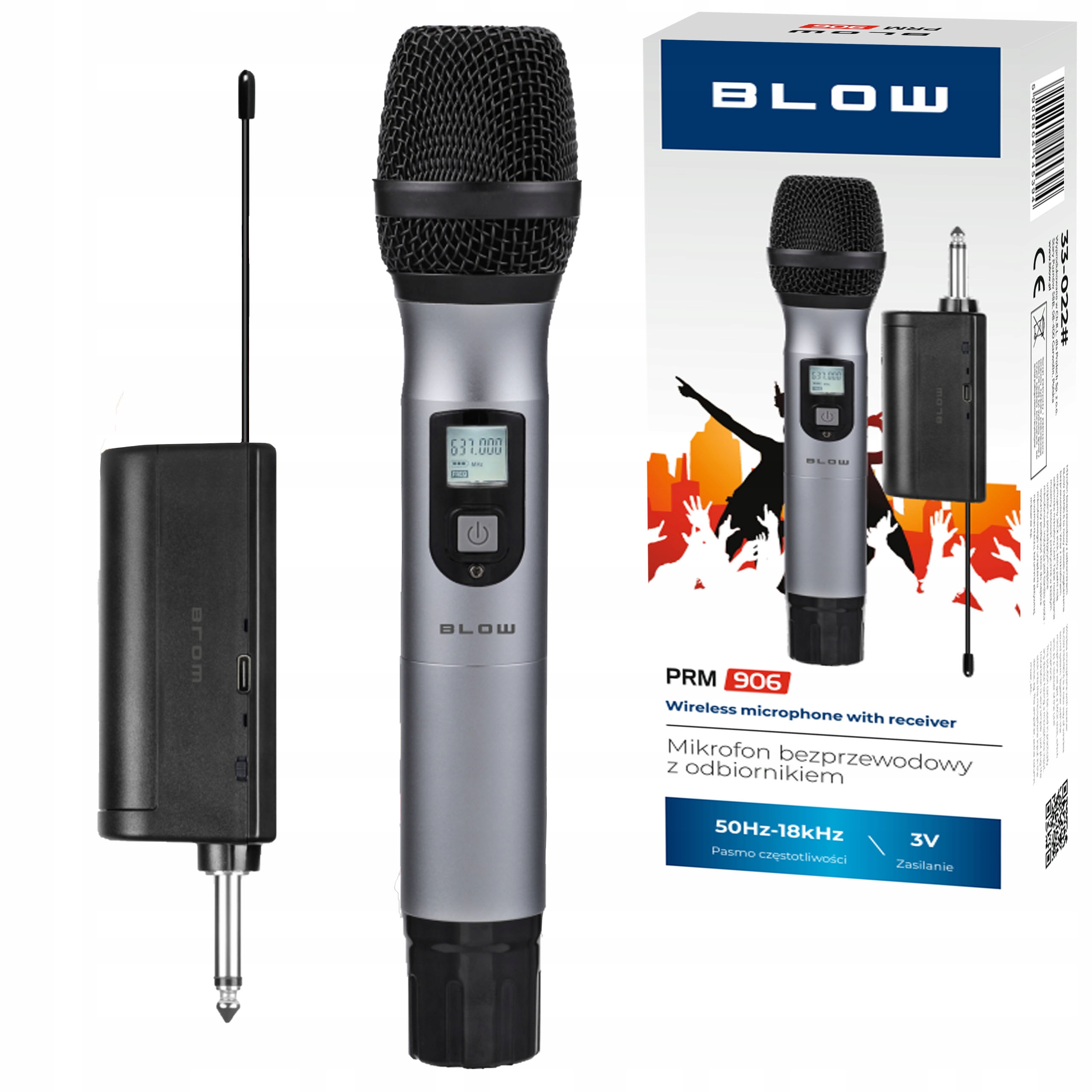 Profesionální Bezdrátový Karaoke Mikrofon S Mono Jack Přijímačem 6.3