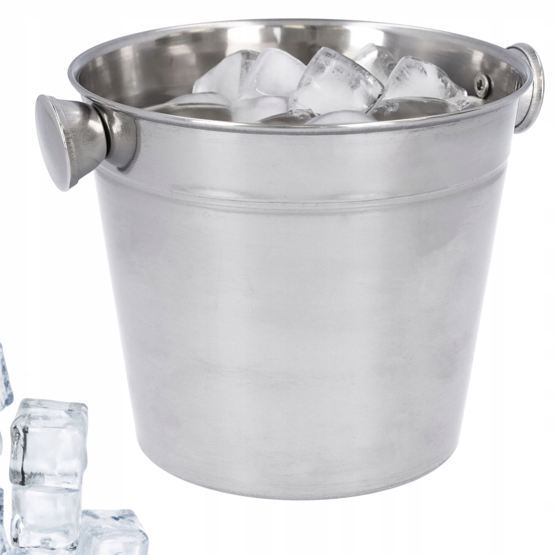 

Pojemnik na lód wiaderko do lodu stalowe 700 ml
