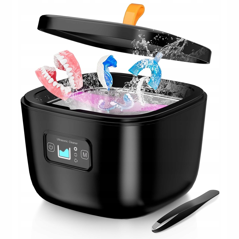 Maszyna Ultradźwiękowa Do Czyszczenia protez biżuterii Okularów 255ML 45kHz