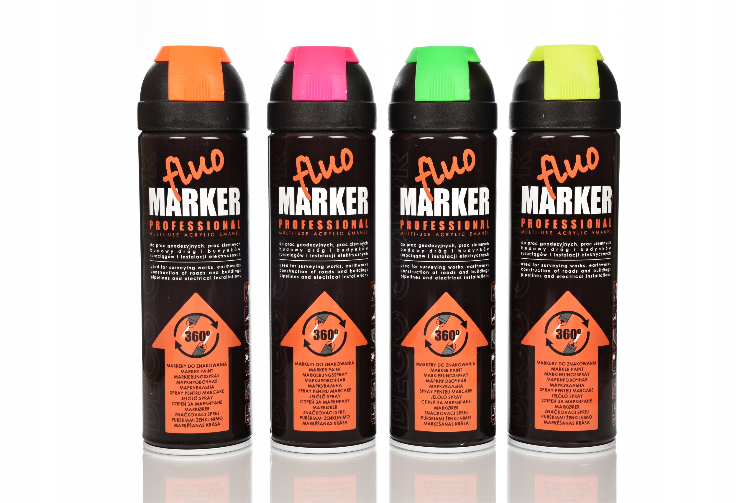 FLUOMARKER SPRAY farba do znakowania BIAŁY Marka Deco Color