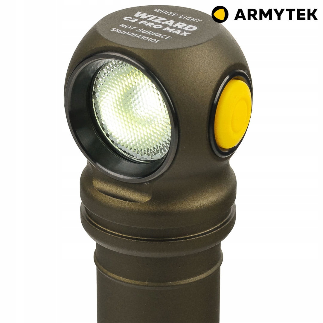 Latarka ARMYTEK WIZARD C2 PRO MAX 4000lm OLIVE Materiał aluminium