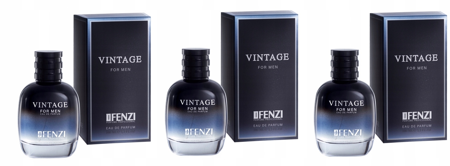 JFenzi Vintage 3x100ml Edp Sada parfémovaných vod