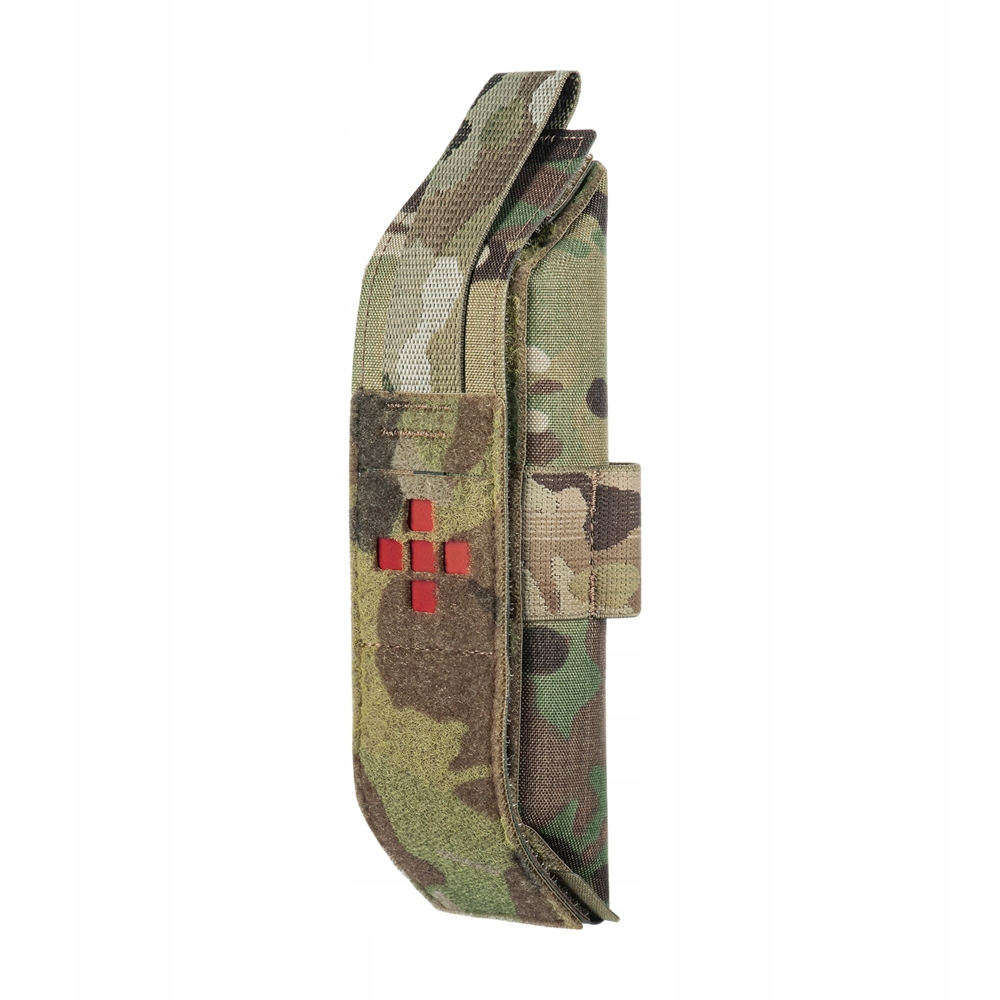 Ładownica na Opaskę Uciskową M-Tac Zamknięta Molle Laser Cut Krzyż Multicam
