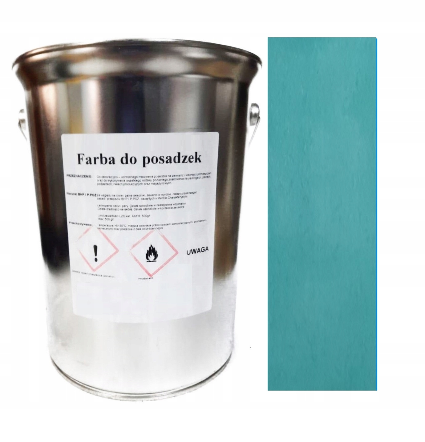 

Farba Żywica Do Posadzek Betonu Garażu Zielona 5L