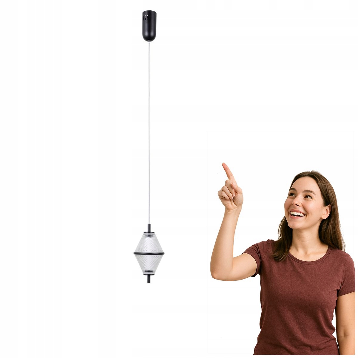 Závěsná Led lampa 5W Fuente PND-34395-1-BK Italux