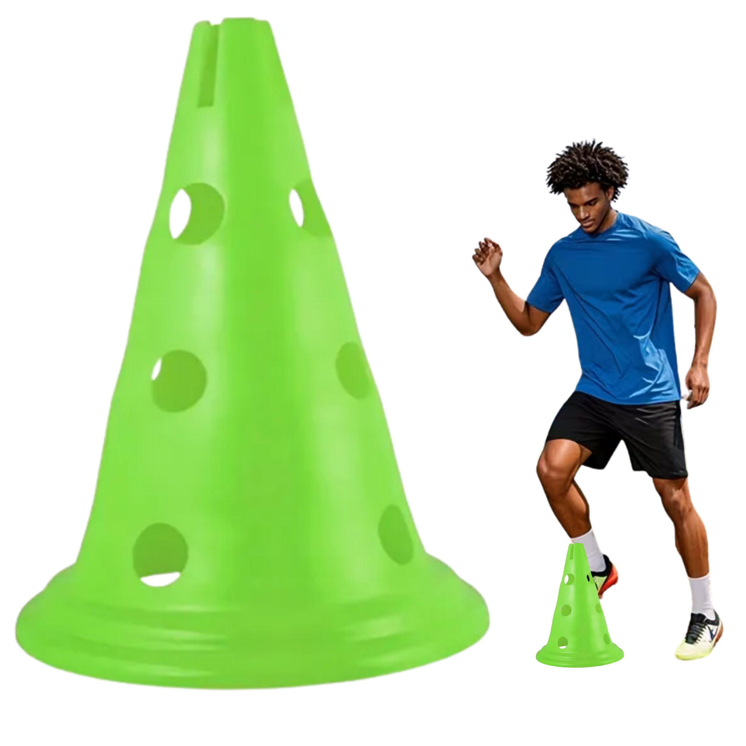 Pachołek piłkarski treningowy 32 cm stożek agility trening 1 szt Akademia