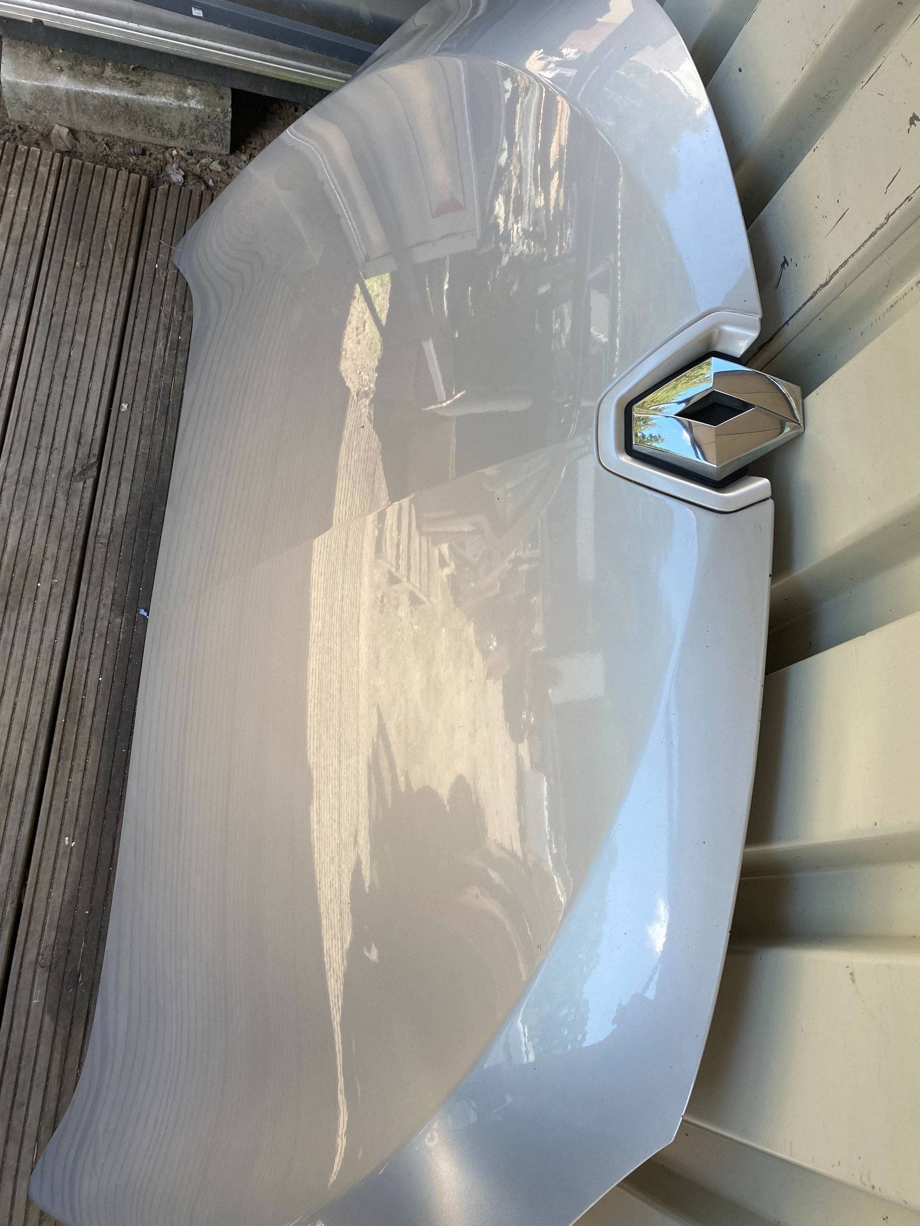 RENAULT MEGANE III LIFT KOMBI complete bonnet front front SREBRNY