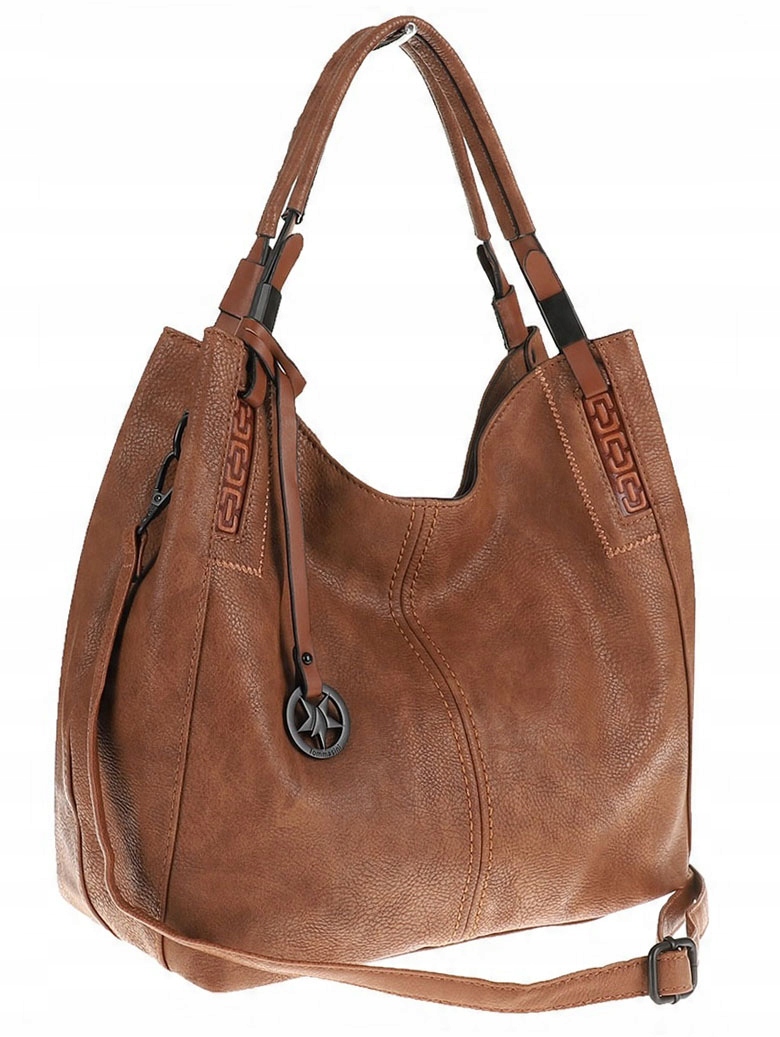 Tommasini Dámská kabelka Přes Rameno Velká taška Shopper Taška 2692 Hnědá