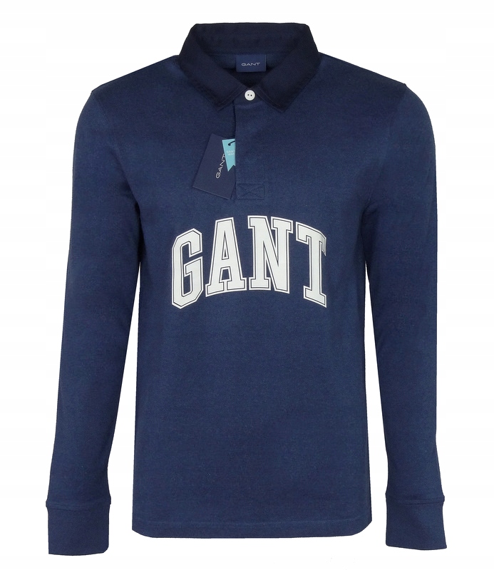 Gant pánská polokošile s dlouhým rukávem, tmavě modrá melírovaná, M