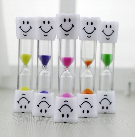 KLEPSYDRA CZASU 2,5X10 CM TIMER KLEPSYDRA DO MYCIA ZĘBÓW DZIECI CZASOMIERZ Materiał inny