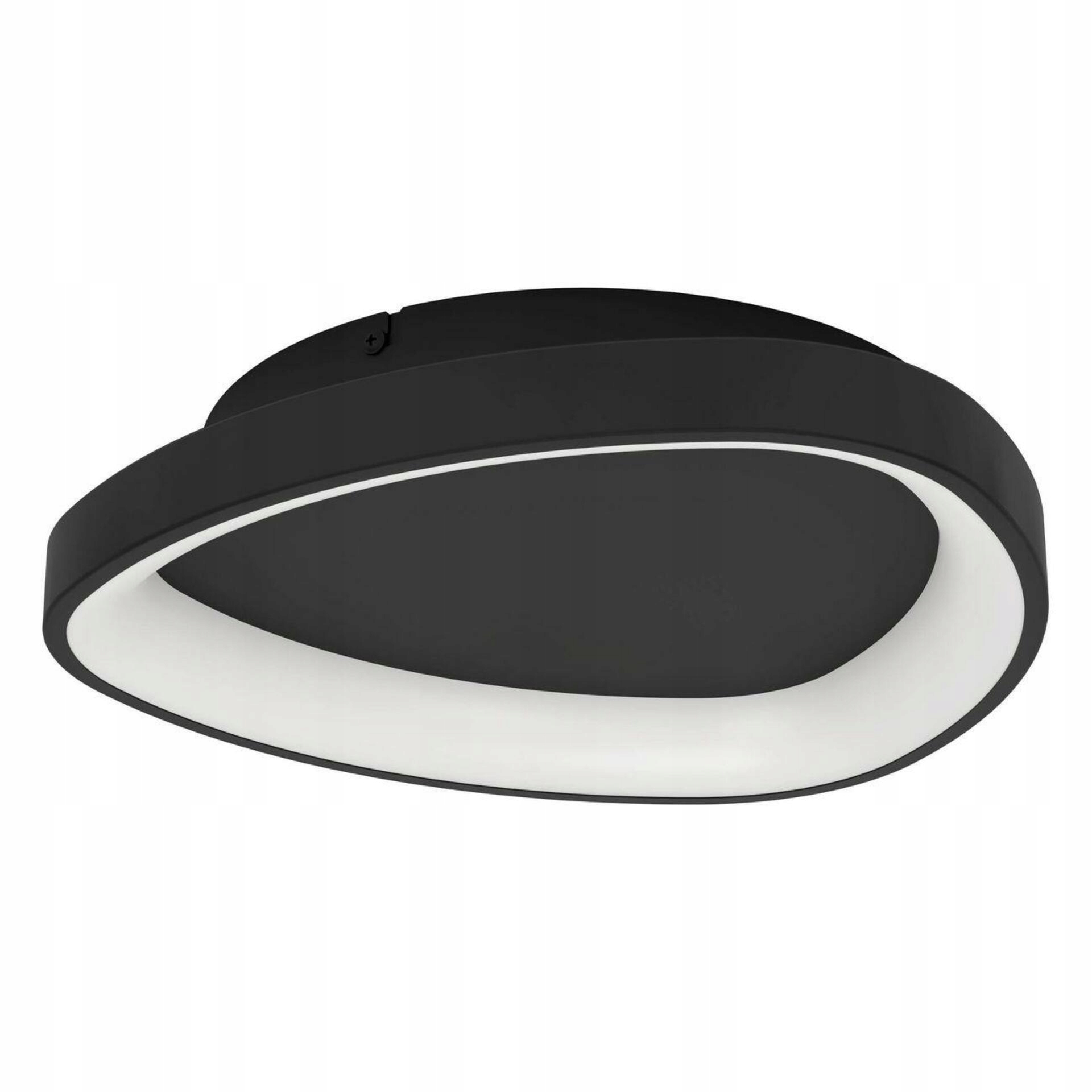 Stropné Led svietidlo Eglo Loretello čierne 12W 1440lm Cct diaľkové ovládanie