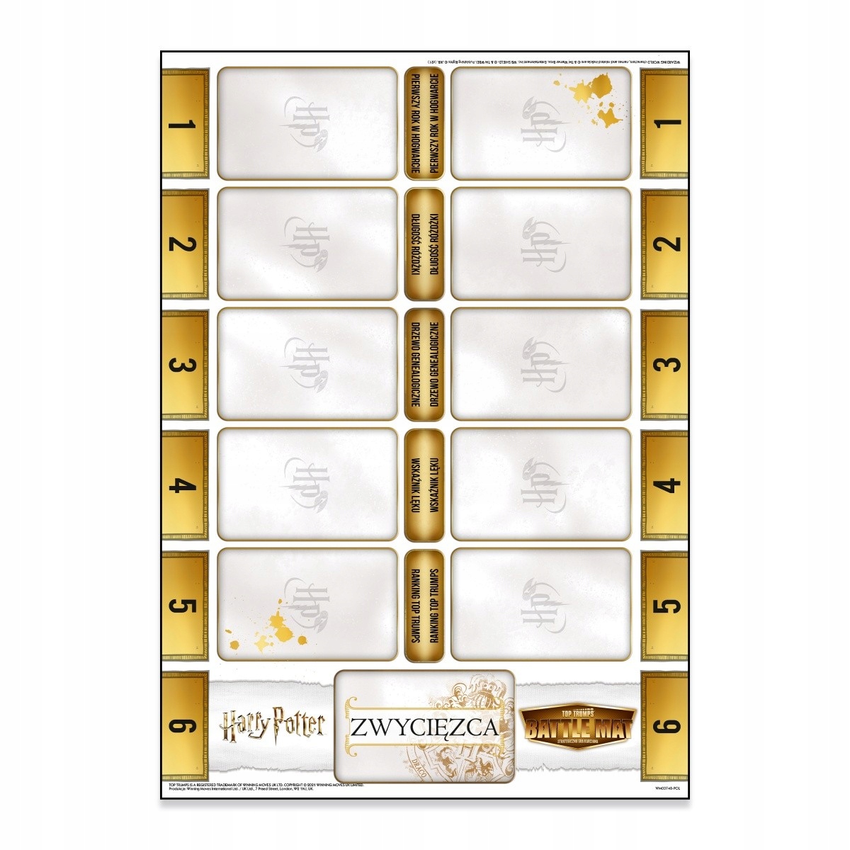 GRA RODZINNA HARRY POTTER TOP TRUMPS BITWA Maksymalna liczba graczy Więcej niż 6