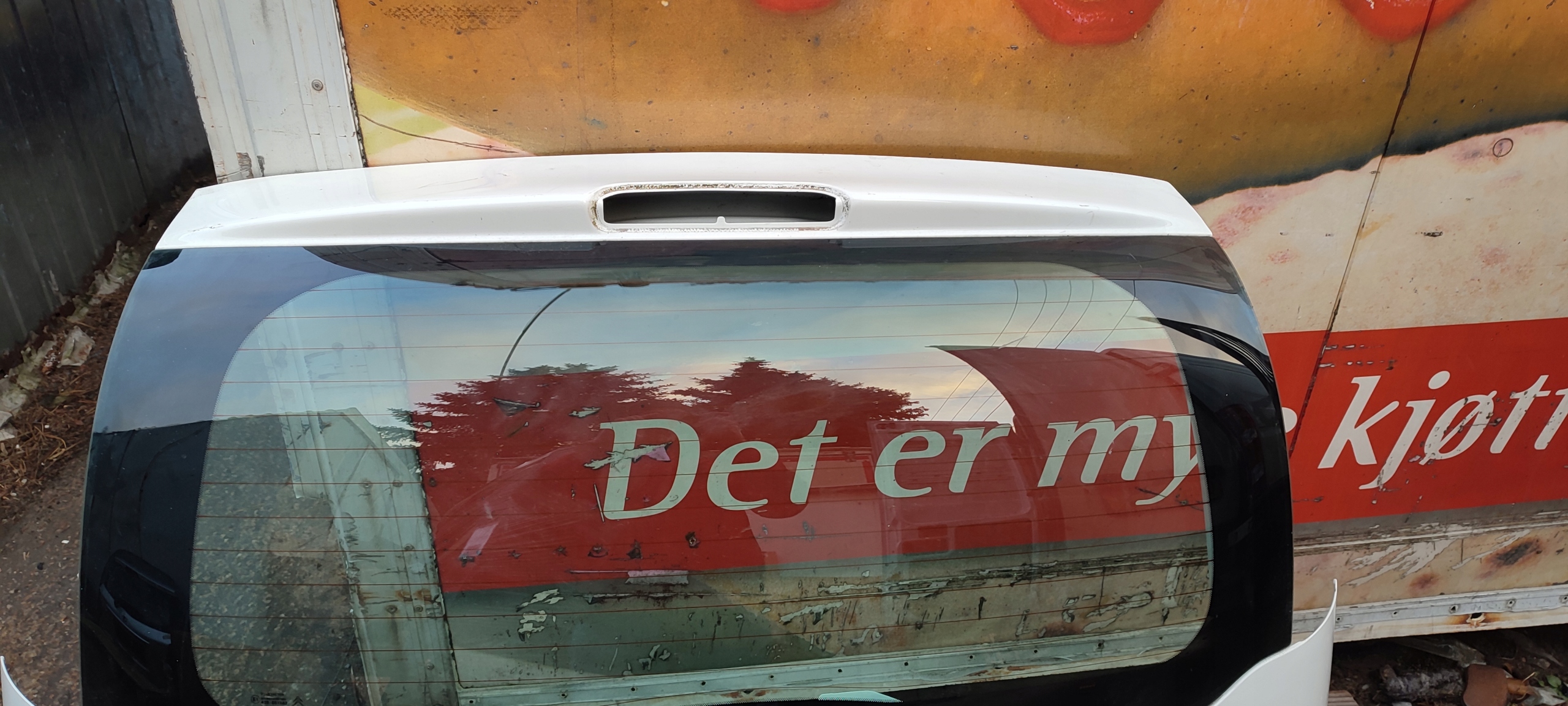 trunk door boot rear part rear Citroen C3 Picasso