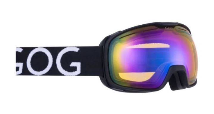 Gogle narciarskie Gog H680-2 matowy czarny z lustrzaną powłoką