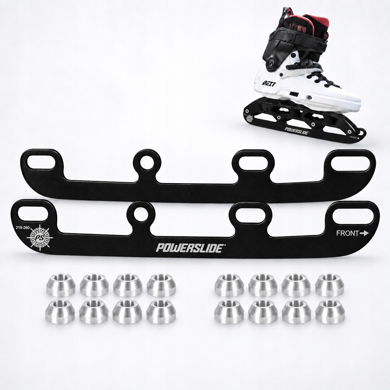 Hokejové Brusle Na Kolečkové Brusle Univerzální Powerslide Iceblade 4 Xxs/xs