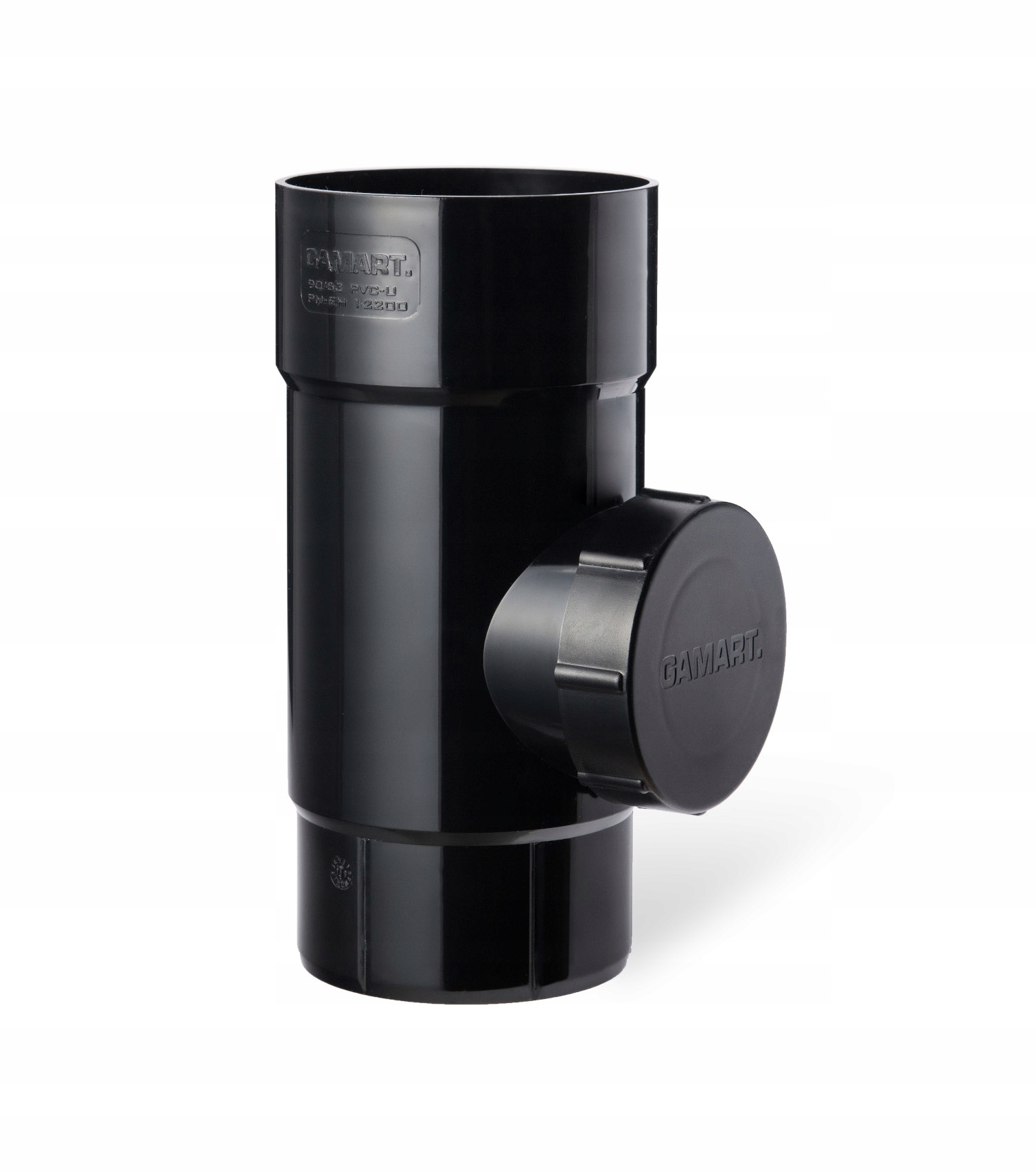 

Czyszczak Rewizja 90 z sitkiem rynny Gamart czarny