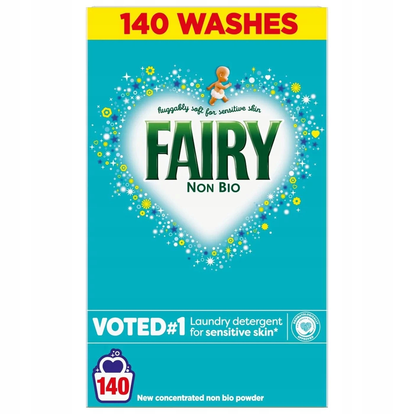 Fairy 140 praní Non Bio Prášek na praní