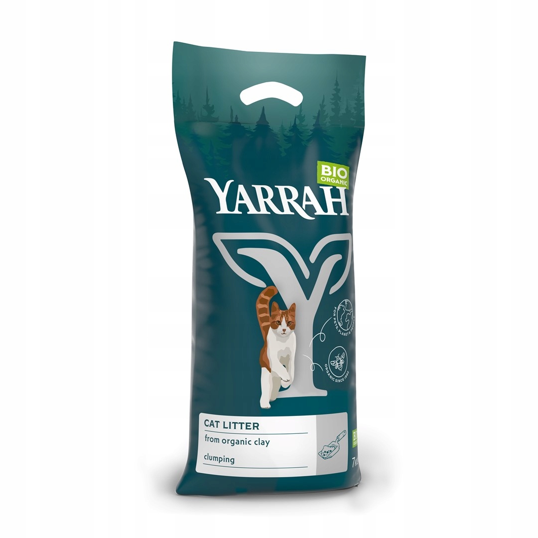 Levně Yarrah (pro kočky) stelivo hrudkující z jílu 7 kg