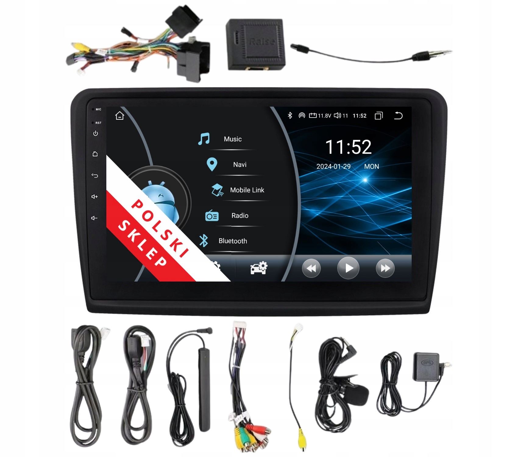 Navigácia Rádio 2DIN Android Škoda Superb 2 II 2/32 Gb Dsp Carplay Lte