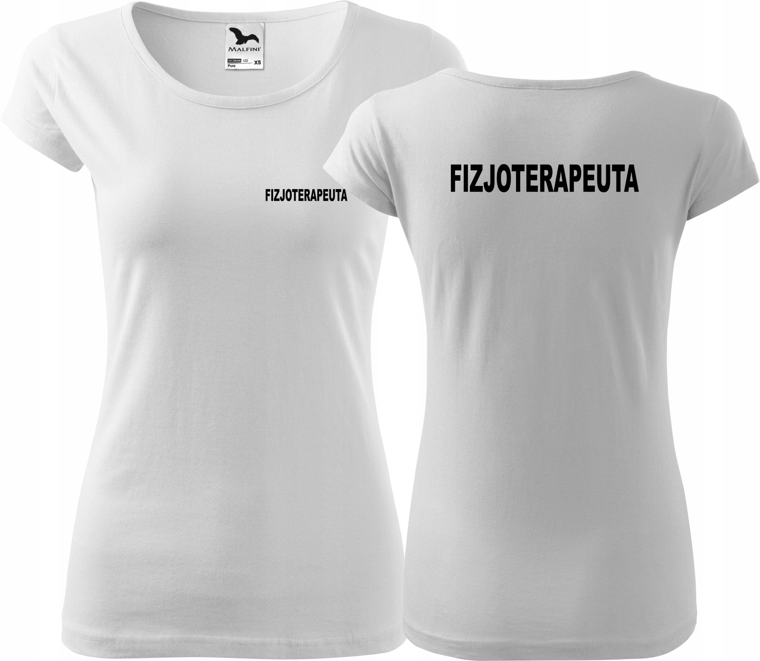 

Damska koszulka medyczna Pure Fizjoterapeuta