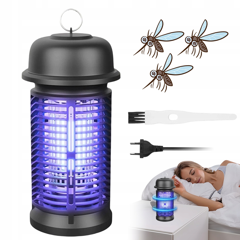 Uv insekticídna lampa proti komárom, muchám, účinná elektrická pasca 20 W