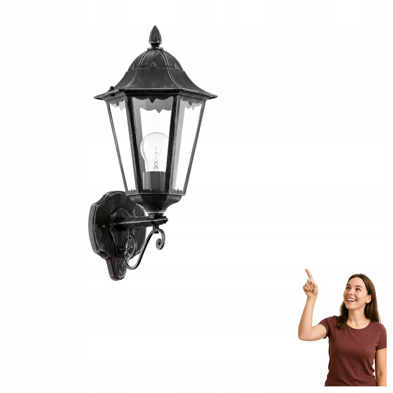 Venkovní nástěnné svítidlo Navedo 93457 Eglo