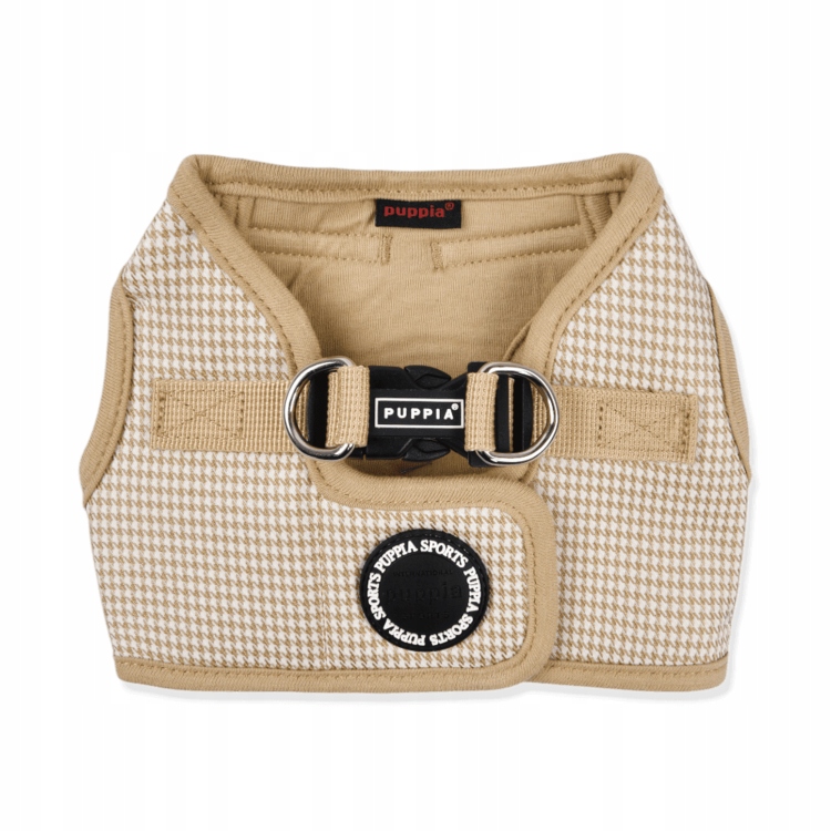 Levně Postroj vesta pro psa nebo kočku Puppia Amatus Beige velikost: M