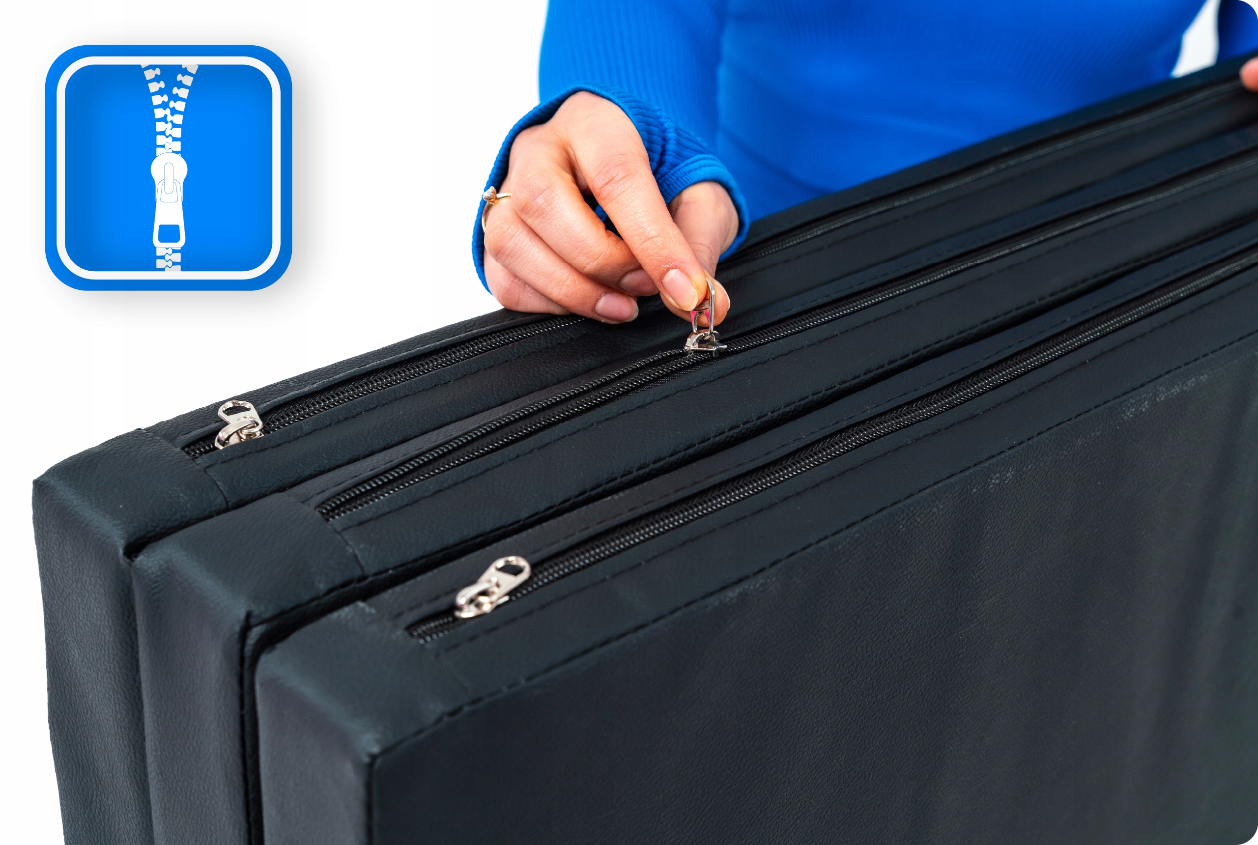 Reißverschluss MG-01-BLACK