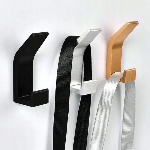 WIESZAK ŚCIENNY HACZYK NA UBRANIA ŁAZIENKA + KLEJ Głębokość mebla 3 cm