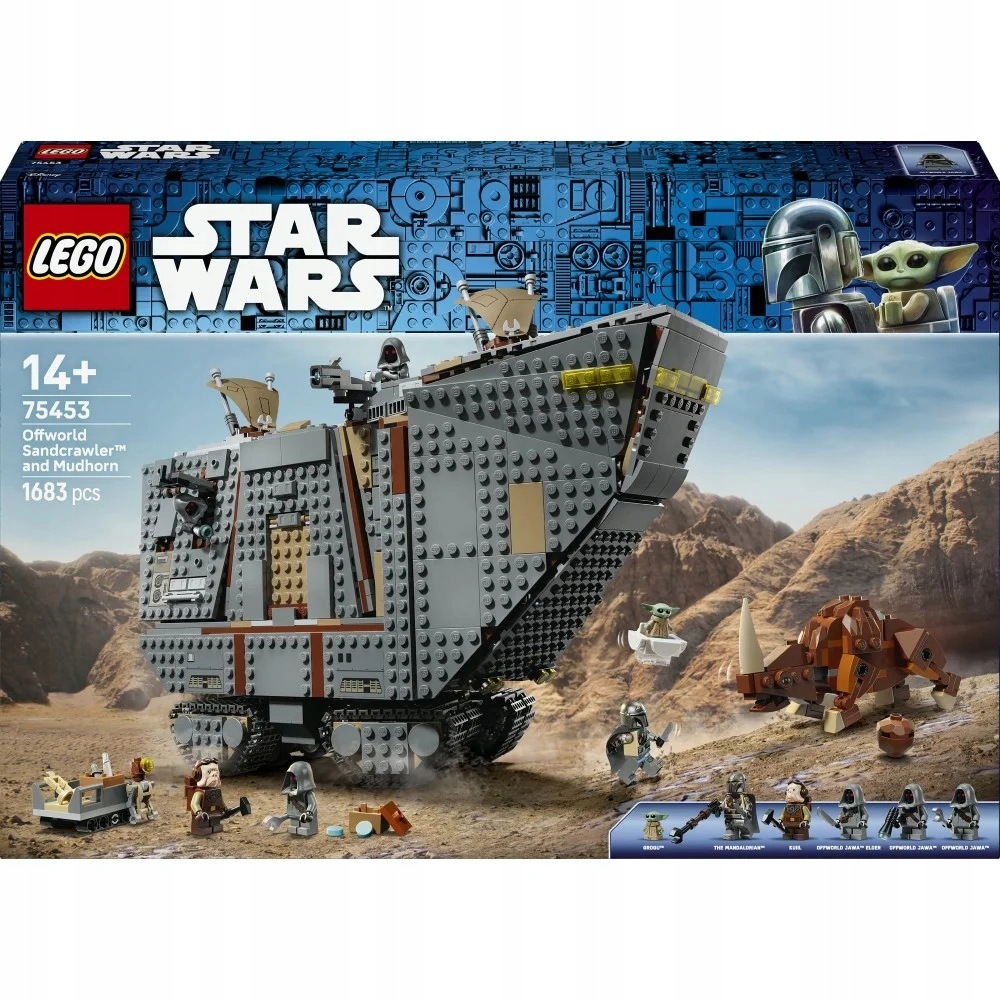 * Lego Star Wars Pískotan stěhovavých jawů a bažinorožec 75453
