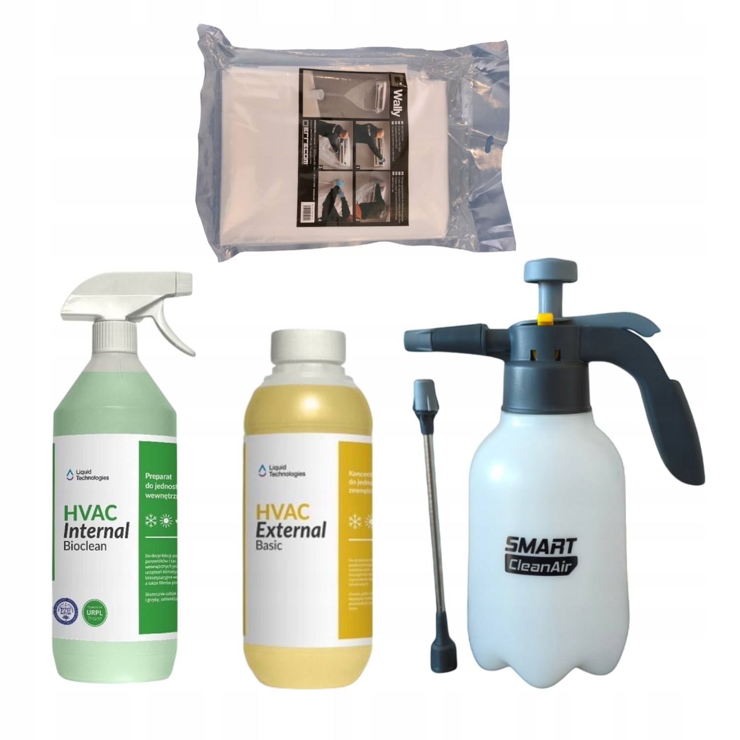 Sada Na Umývanie Klimatizácie 1 L Bioclean Basic Kryt Postrekovač