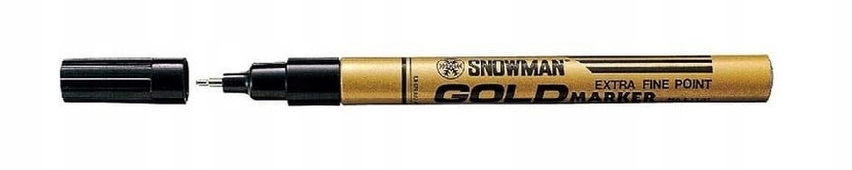

Marker olejowy cienki złoty Snowman jakość