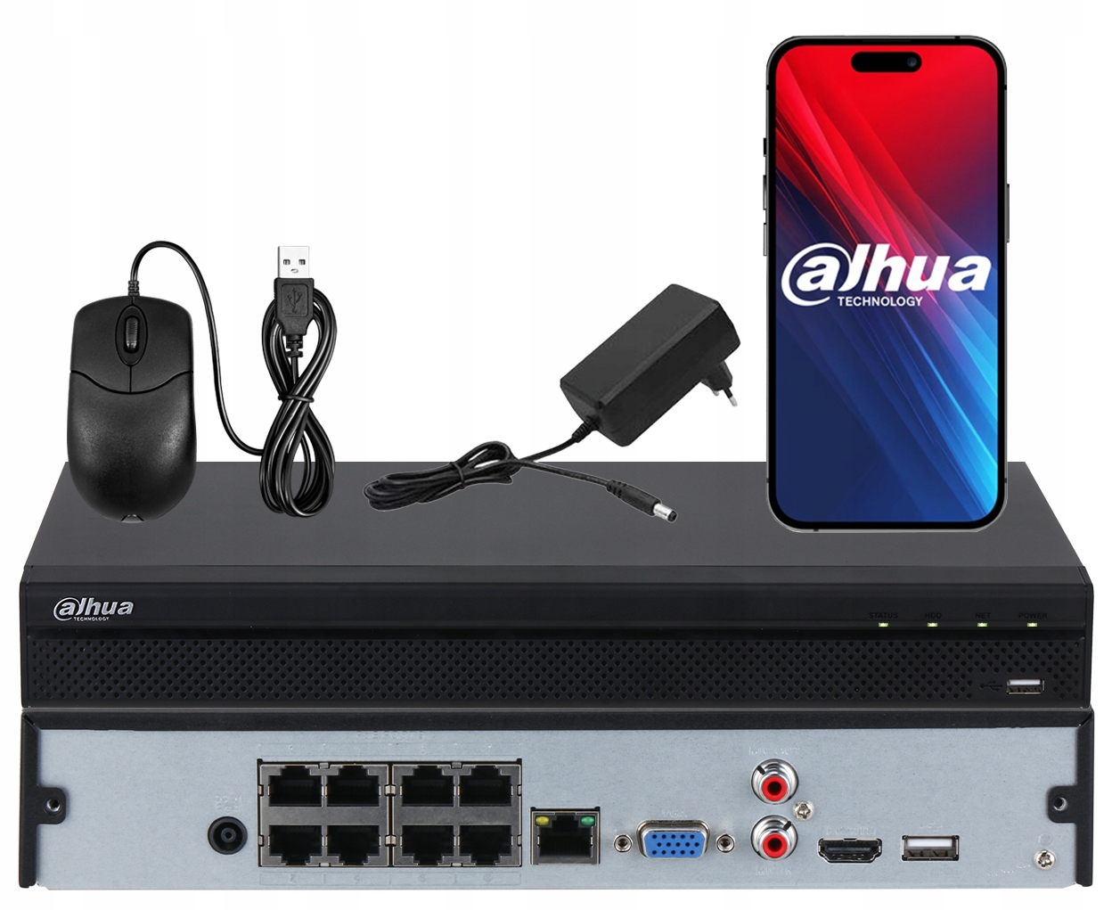 Záznamník monitorovania NVR4108HS-8P-4KS3 8-kanálový 2x Sata Hdd Dahua