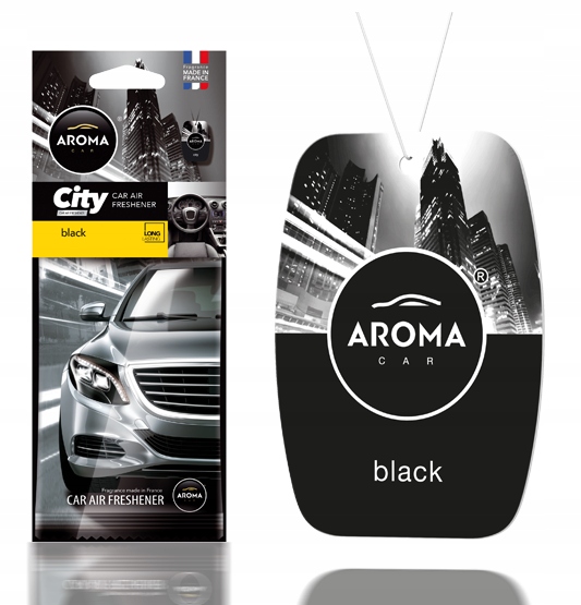 Zapach Samochodowy Zawieszka Aroma City Card Black