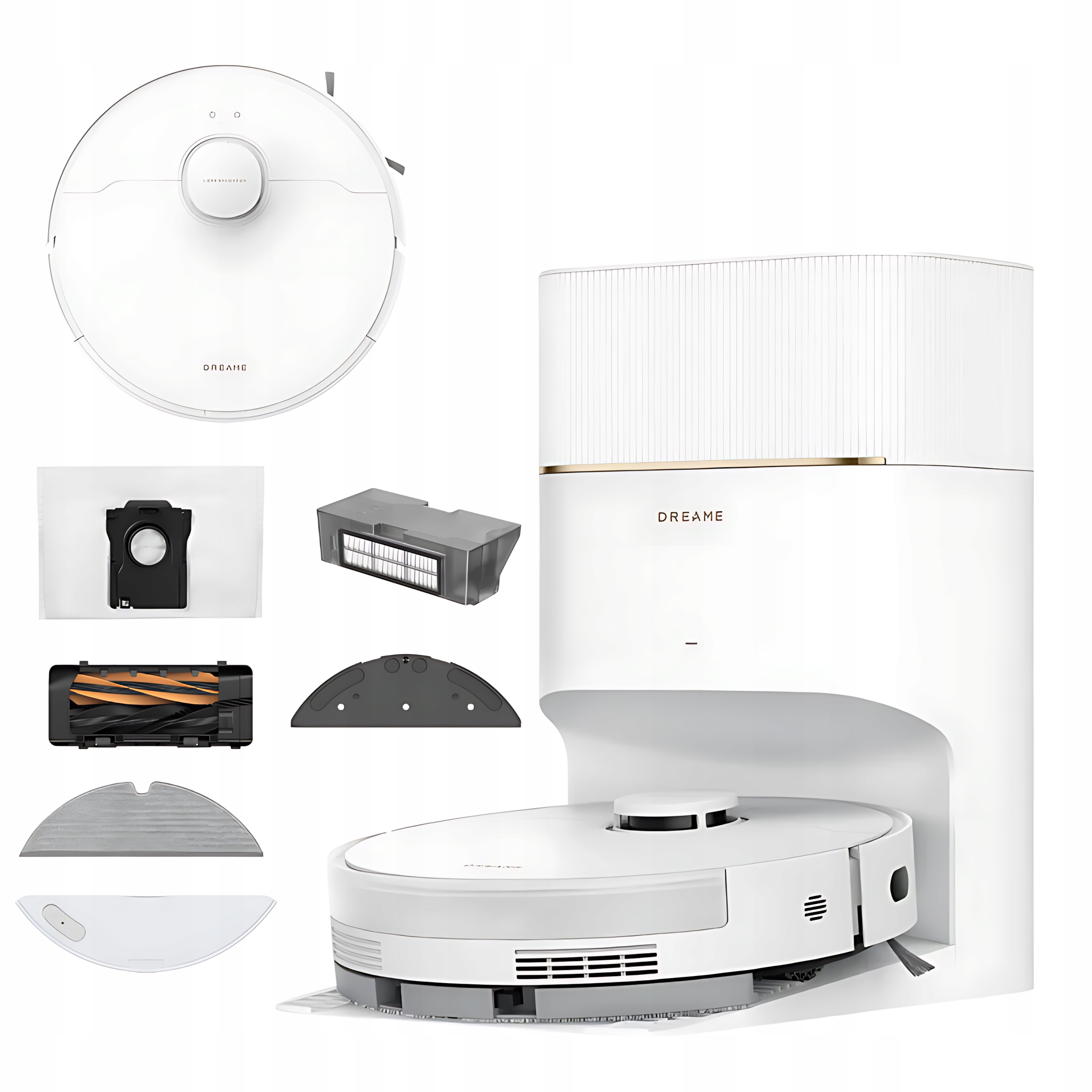 Automatyczny Robot sprzątający Dreame D20 Pro Plus Biały Mopujący 13000 Pa