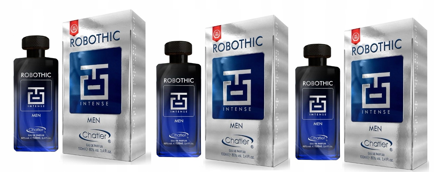 Chatler Robothic Intense 3x100 ml parfémovaná voda pro muže