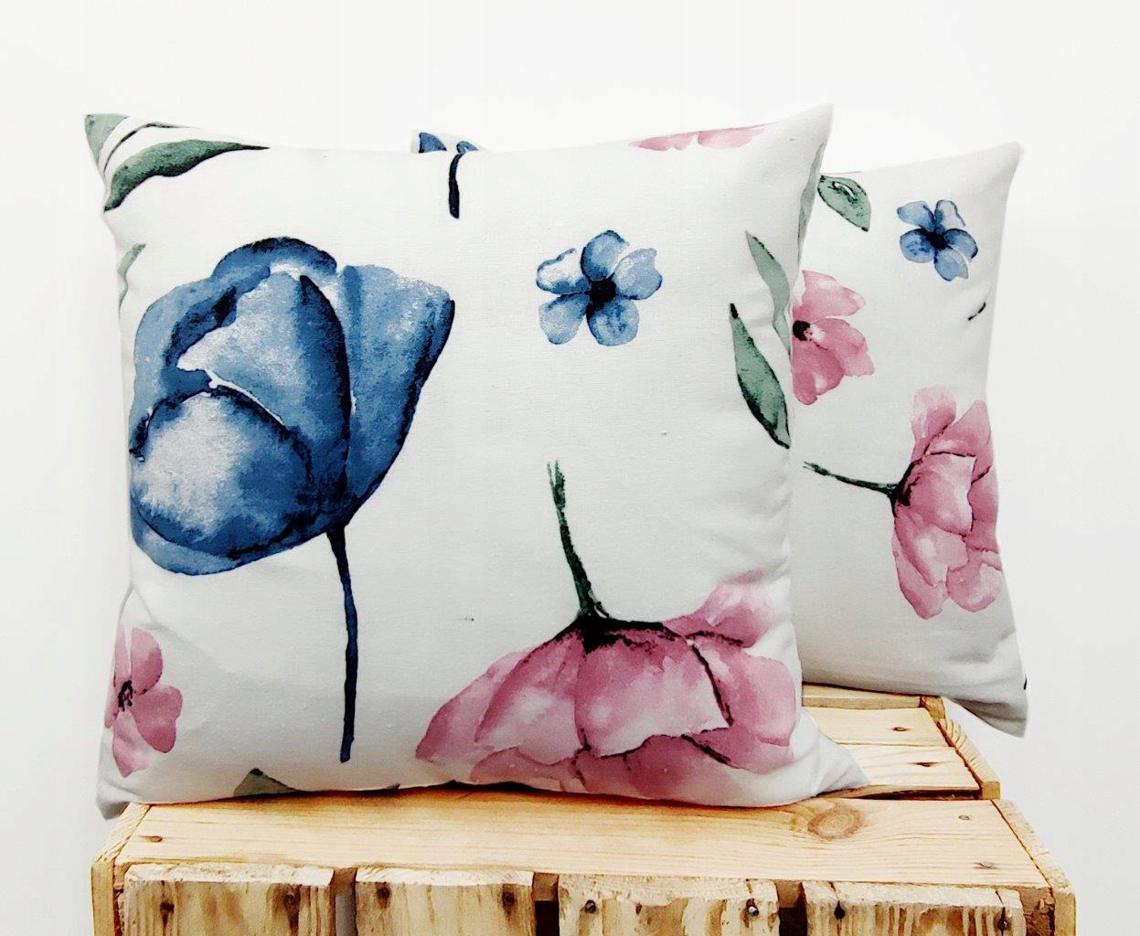 

Poszewka z flaneli 100% bawełna 40x40 kwiatuszki