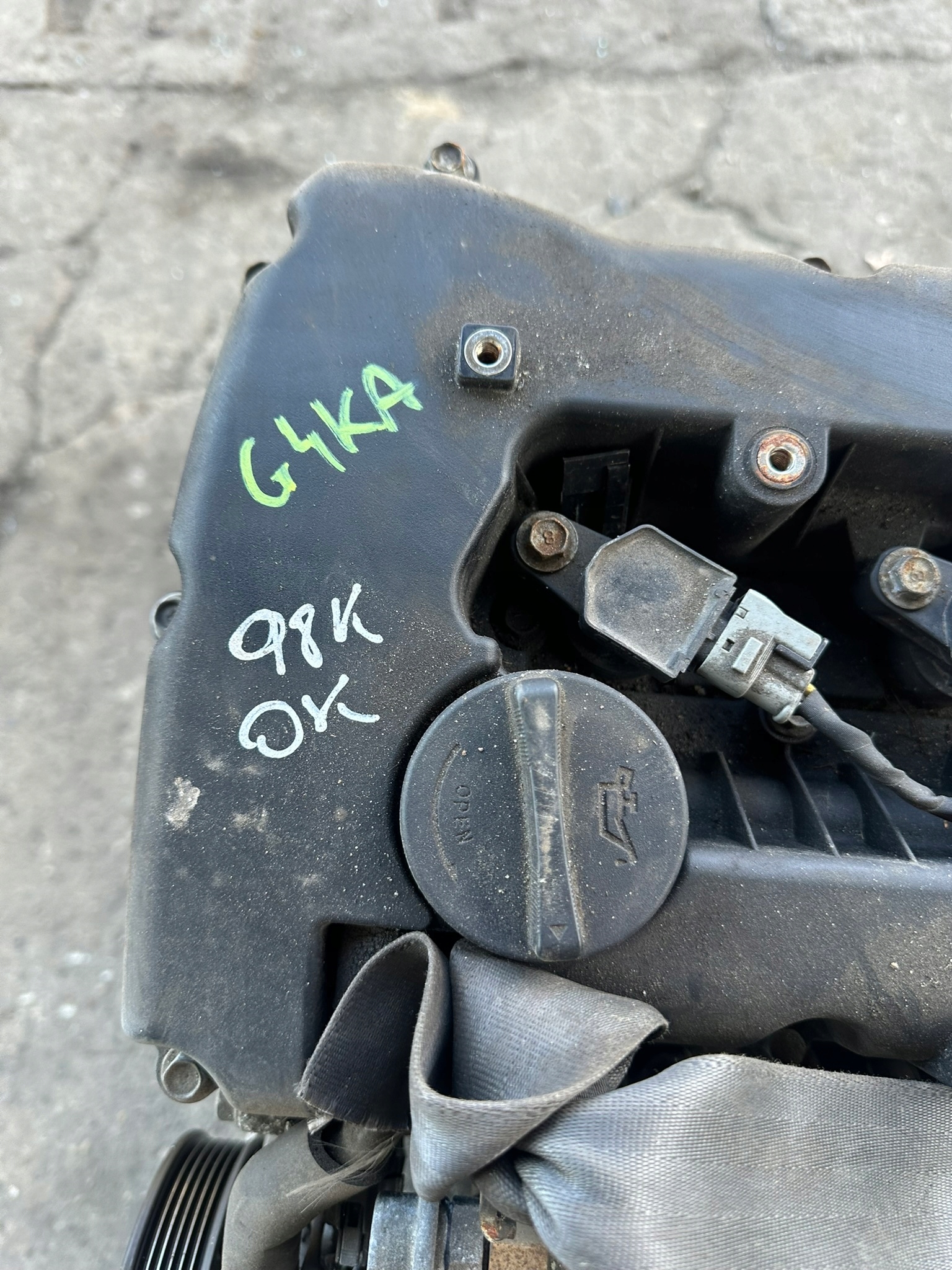 KIA CARENS III engine complete G4KA 2.0 petrol 98 TYS KM