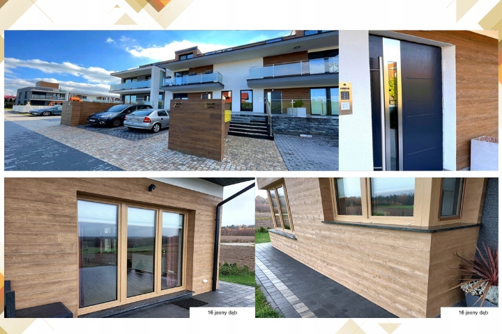 IMITACJA DREWNA DESKA ELEWACYJNA ELASTYCZNA PRÓBKI Kod producenta Dekorline