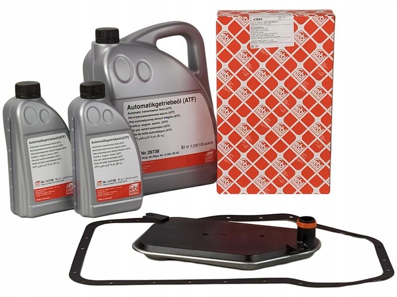 FEBI FILTR+OLEJ 7L 5HP19 AUDI A4 B5 B6 B7 A6 C5