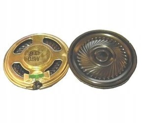 

Głośnik YD40 0.5W 8 Ohm h=5mm membrana plastikowa