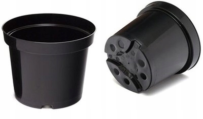 

Donica 5L Czarna Średnica 22cm Ogrodnictwo