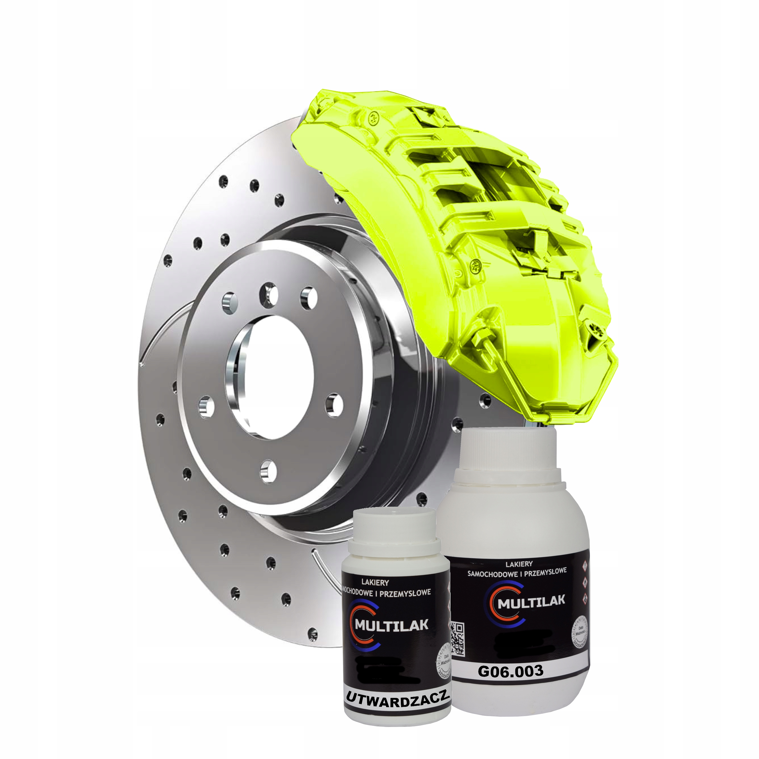 Lakier do zacisków hamulcowych G06.003 Lime Yellow Połysk