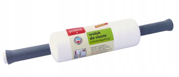 WAŁEK DO CIASTA Z TERMOREGULACJĄ NA WODĘ KUCHENNY OBROTOWY PRACTIC 45cm